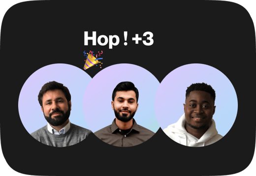 + 3 collaborateurs chez Wizim